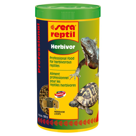 Sera Reptil Professional Herbivor Корм для растительноядных рептилий, гранулы – интернет-магазин Ле’Муррр