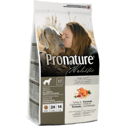 Pronature Holistic Корм для собак, индейка с клюквой , 340 гр - фото 1