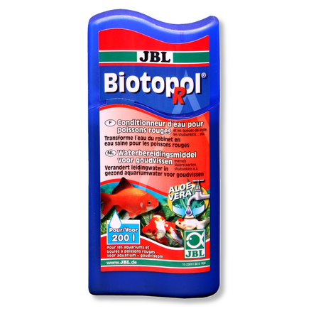 JBL Biotopol R Препарат для подготовки воды с 6-кратным эффектом для золотых рыбок, 100 мл - фото 1