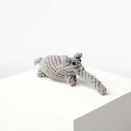 Barq - Animals, Модель: Elephant Вязаная игрушка их хлопка (серый)