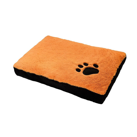 Zoo-M Плато Перина прямоугольная для собак, оранжевая