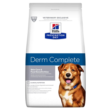 Hill's Prescription Diet Derm Complete Сухой диетический корм для взрослых собак, 2 кг - фото 1