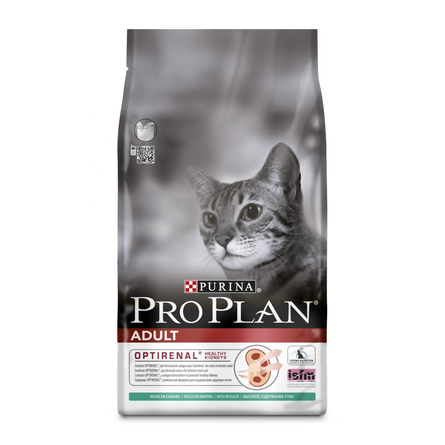 Pro Plan Adult Сухой корм для взрослых кошек (с уткой и рисом) – интернет-магазин Ле’Муррр