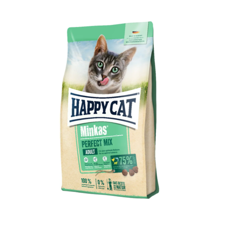 Happy Cat Сухой корм для кастрированных котов и стерилизованных кошек с птицей, рыбой и ягненком, 10 кг - фото 1