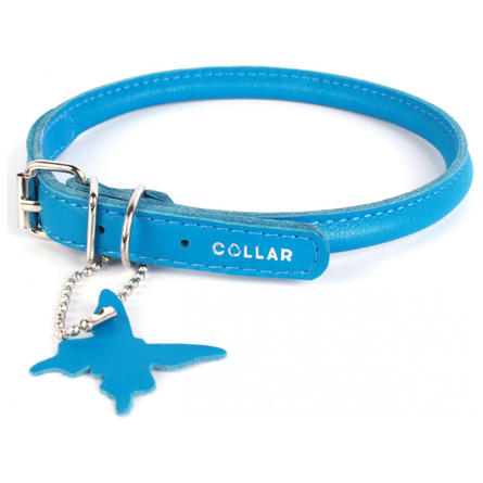 CoLLaR GLAMOUR Ошейник круглый для длинношерстных собак, ширина 9 мм, длина 25-33 см, синий – интернет-магазин Ле’Муррр