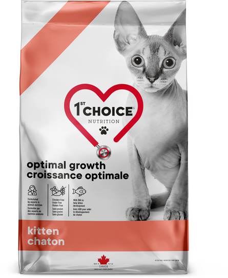 Купить 1st CHOICE Grain Free Сухой корм для котят (треска и лосось), 1,8 кг за 2185.00 ₽