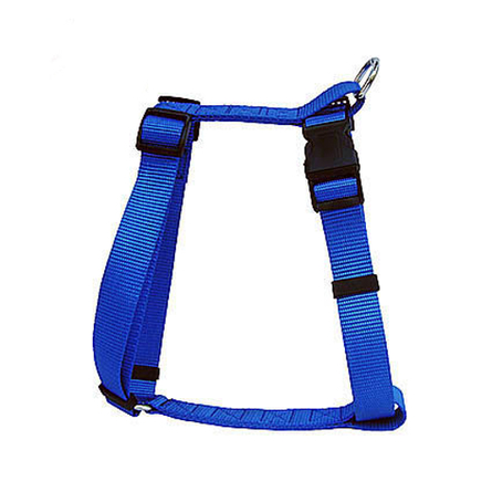 GiGwi Шлейка нейлоновая для собак, ширина 2 см, обхват 40-70 см, синяя