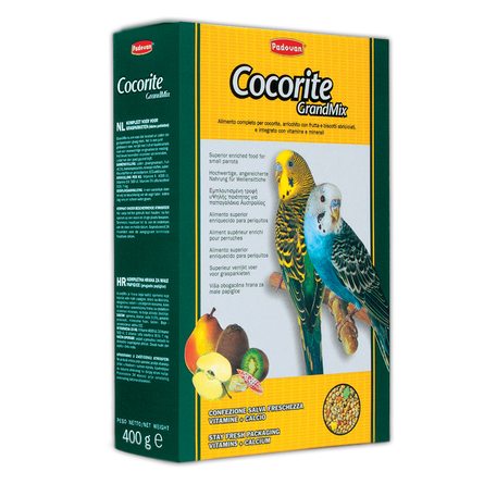 Padovan Grandmix Cocorite Корм для волнистых попугаев, 400 гр