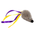 GoSi Игрушка Мышь с мятой, серый мех с хвостом из лент, картон с еврослотом – интернет-магазин Ле’Муррр