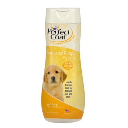 8in1 Perfect Coat Pampered Puppy Shampoo Шампунь для щенков без слёз, 473 мл - фото 1