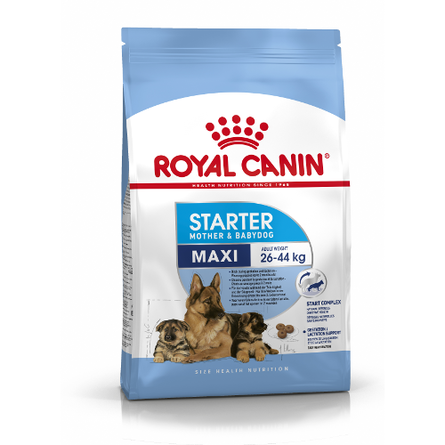 Royal Canin Maxi Starter Сухой корм для щенков до 2 месяцев, беременных и кормящих собак крупных пород, 4 кг - фото 1