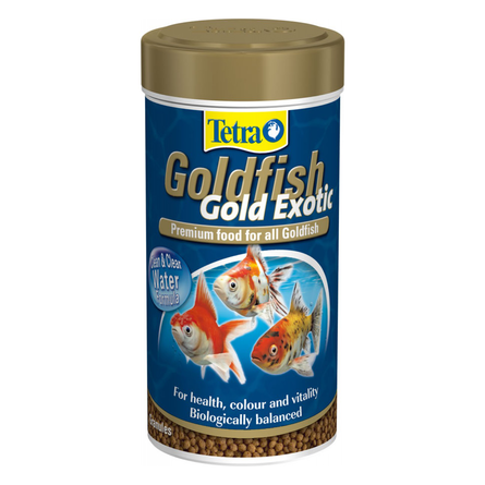 Tetra Goldfish Gold Exotic корм для всех видов золотых рыбок, 250 мл - фото 1