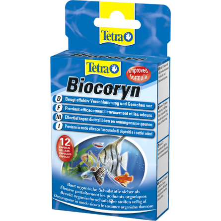 Tetra Biocoryn Препарат для очистки аквариума от биозагрязнений, 12 шт - фото 1