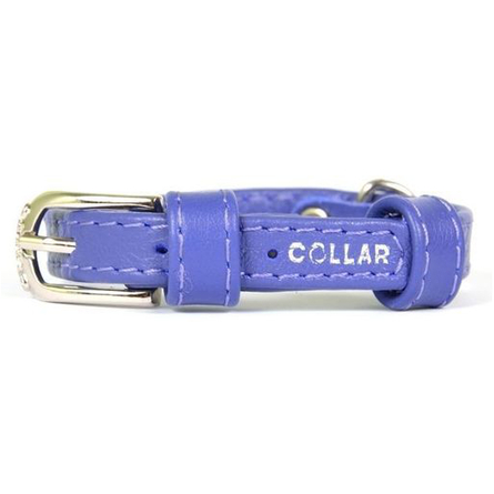 CoLLaR GLAMOUR Ошейник для собак без украшений, ширина 1 см, длина 18-21 см, фиолетовый - фото 1