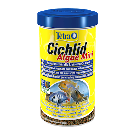 Tetra Cichlid Algae Mini корм для травоядных небольших цихлид, 500 мл - фото 1