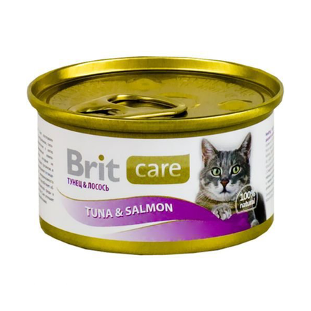 Брит д. Brit Care 80г с тунцом. Брит Кеа консервы для кошек. Брит 80г Care пауч д/кошек Tuna тунец. Brit Care Tuna & Salmon.