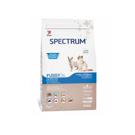 SPECTRUM Fussy 34 Сухой корм для кошек привередливых , 2 кг