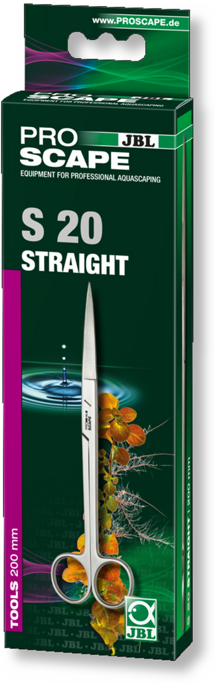 JBL ProScape Tool S 20 straight - Прямые ножницы для обрезки растений в аквариуме, 20 см, 84 гр - фото 1