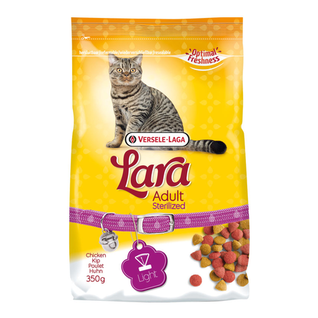 Lara Adult Sterilized Сухой корм для взрослых стерилизованных кошек и кастрированных котов (с курицей) – интернет-магазин Ле’Муррр