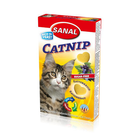 Sanal Catnip Витаминизированное лакомство для кошек и котят (с кошачьей мятой) – интернет-магазин Ле’Муррр
