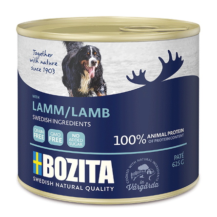 BOZITA Lamb Паштет для взрослых собак всех пород (с ягненком), 625 гр - фото 1