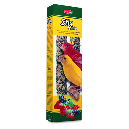 Padovan Stix Berries Палочки для канареек (с ягодами), 60 гр