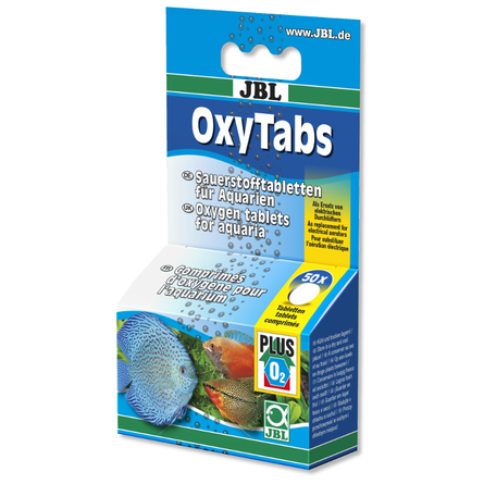 JBL OxyTabs Кислородные таблетки для пресноводных аквариумов, 50 таблеток - фото 1