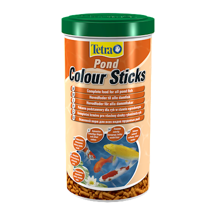 Tetra Pond Colour Sticks корм для прудовых рыб для окраса, 1 л - фото 1