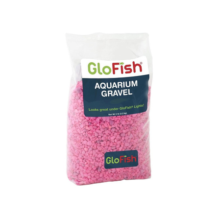 GloFish Грунт флуоресцирующий розовый ,  2,268 кг - фото 1