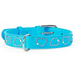 Collar Brilliance Ошейник для собак со стразами сердечко, синий, кожа – интернет-магазин Ле’Муррр