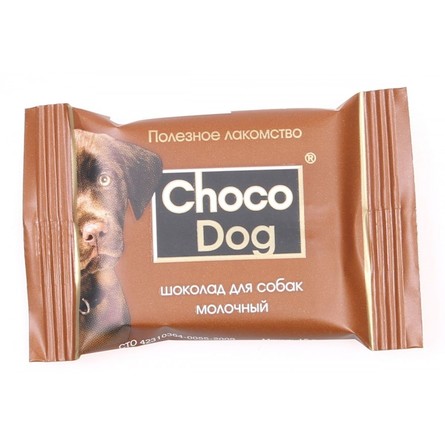 Choco Dog Молочный шоколад для взрослых собак всех пород, 15 гр - фото 1
