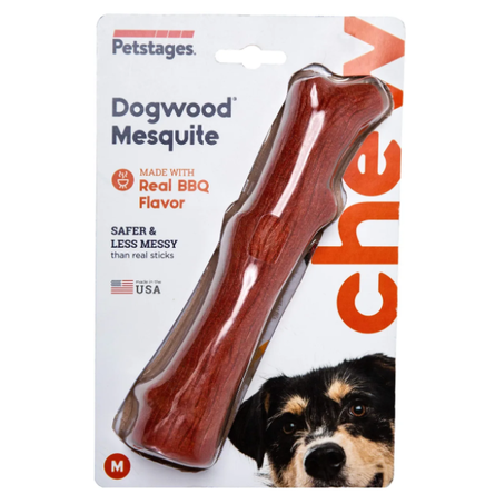 Petstages Игрушка для собак Mesquite Dogwood с ароматом барбекю 18 см средняя – интернет-магазин Ле’Муррр