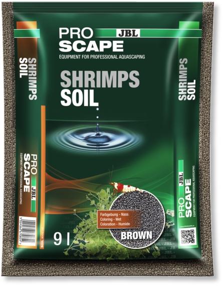 JBL ProScape ShrimpsSoil BROWN - Специальный грунт для аквариумов с креветками, коричневый, 9 л, 9045