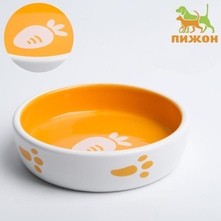 Пижон Миска керамическая Морковка - фото 1
