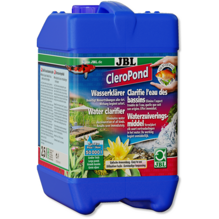 JBL CleroPond Препарат против помутнения прудовой воды, 2,5 л, на 50000 л - фото 1