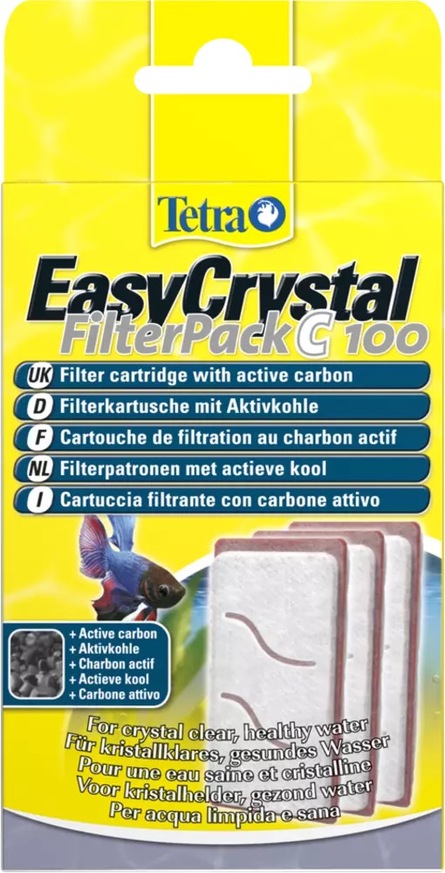 Tetratec Губка EasyCrystal C 100 с активированным углем - фото 1