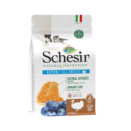 SCHESIR NS Grain-Free Корм для котят (индейка), 1,4 кг - фото 1
