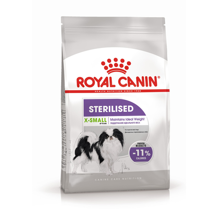 Royal Canin X-Small Sterilised Сухой корм для взрослых кастрированных/стерилизованных собак миниатюрных пород, 500 гр