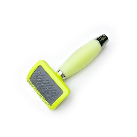 PET STAR Пуходерка пластиковая с силиконовой ручкой, M – интернет-магазин Ле’Муррр