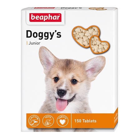 Beaphar Doggy's Junior Витаминное лакомство для щенков, 150 таблеток - фото 1