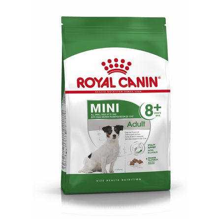 Royal Canin Mini Adult 8+ Сухой корм для пожилых собак мелких пород старше 8 лет, 4 кг - фото 1