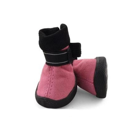 Triol Ботинки для собак, 3,5х2,8 см, розовые - фото 1