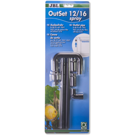 JBL OutSet spray 16/22 Комплект для выпуска воды в аквариум с флейтой из 2 частей - фото 1