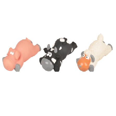  Flamingo Игрушка для собак Овечка, корова ,свинка, латекс, 20см