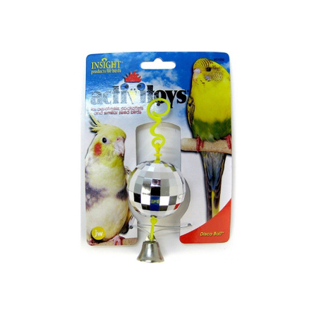 J.W.Pets Игрушка для птиц ''Зеркальный шар с колокольчиком''