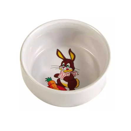 Trixie Миска для кроликов круглая, керамика,  300мл, 11см, 300 мл