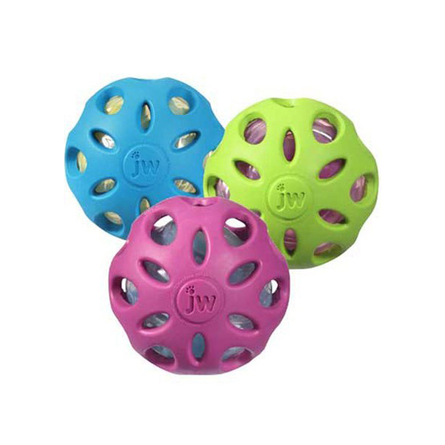 J.W.Pet Игрушка для собак ''Мяч сетчатый'', хрустящая, малая