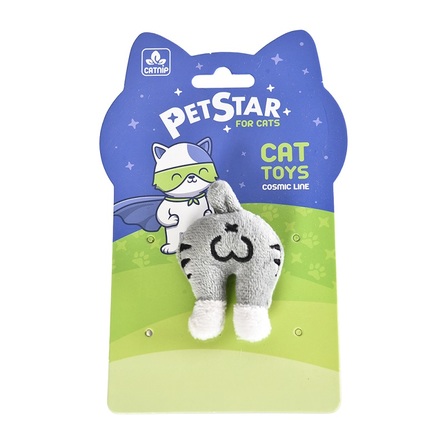 PET STAR Игрушка для кошек ПОПКА КОТА с мятой - фото 1