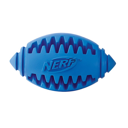NERF Dog Мяч для собак для регби, рифленый, 10см