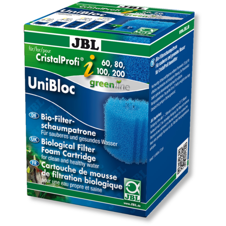 JBL UniBloc CristalProfi i60/80/100/200 Сменная губка для аквариумного фильтра Cristal Profi i - фото 1